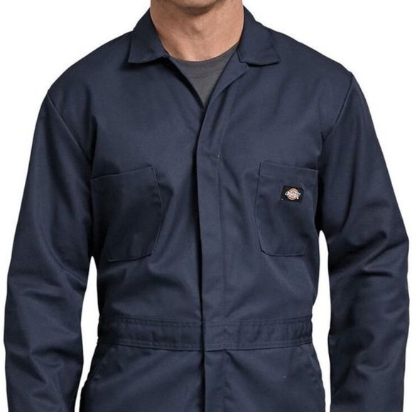 Dickies Men's Basic Coveralls - Dark Navy (NEW UNUSED) - Picture 1 of 10